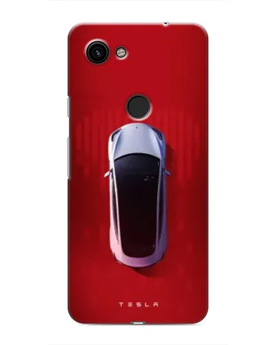 Чехол для Google Pixel 3a XL с картинкой «Tesla Top View»
