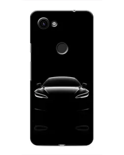 Чехол для Google Pixel 3a XL с картинкой «Силуэт Tesla Night»