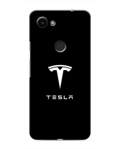 Чехол для Google Pixel 3a XL с картинкой «Tesla White Logo»