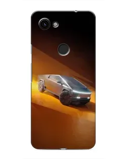 Чехол для Google Pixel 3a XL с картинкой «Cybertruck в пустыне»