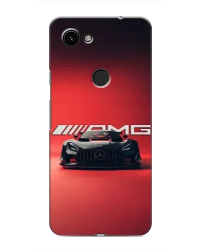 Чехол для Google Pixel 3a XL с картинкой «Mercedes AMG — красная линия»