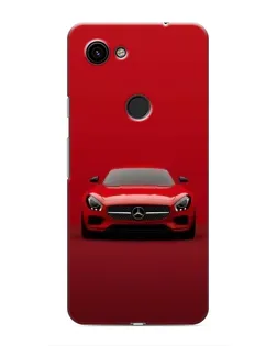 Чехол для Google Pixel 3a XL с картинкой «Красный Mercedes AMG»