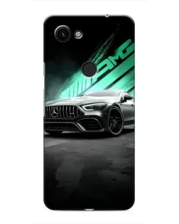 Чехол для Google Pixel 3a XL с картинкой «Темный Mercedes AMG»