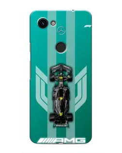 Чехол для Google Pixel 3a XL с картинкой «Mercedes AMG Petronas»