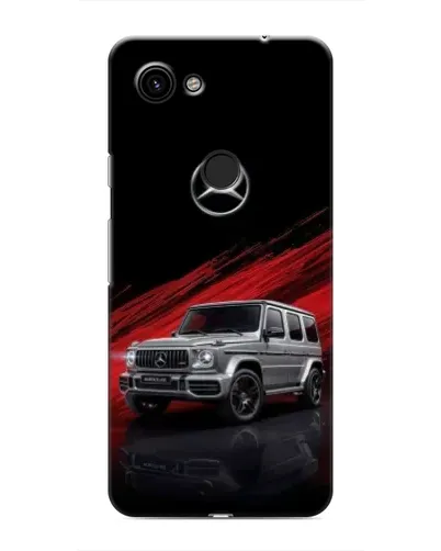 Чехол для Google Pixel 3a XL с картинкой «Mercedes G-Class красный»