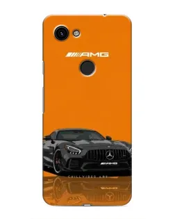 Чехол для Google Pixel 3a XL с картинкой «Оранжевый Mercedes AMG»