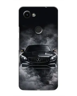 Чехол для Google Pixel 3a XL с картинкой «Mercedes в дыму»