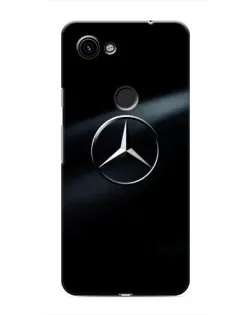 Чехол для Google Pixel 3a XL с картинкой «Mercedes на металле»