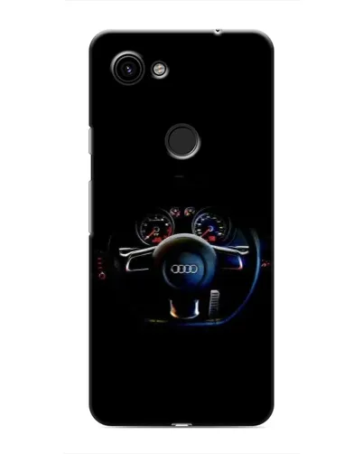 Чехол для Google Pixel 3a XL с картинкой «Салон Audi — руль»
