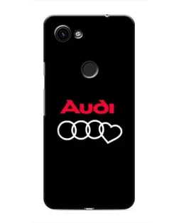 Чехол для Google Pixel 3a XL с картинкой «Логотип Audi Heart»