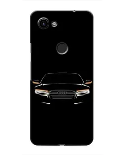 Чехол для Google Pixel 3a XL с картинкой «Audi — ночной контур»