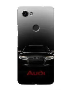 Чехол для Google Pixel 3a XL с картинкой «Audi — градиентный контур»