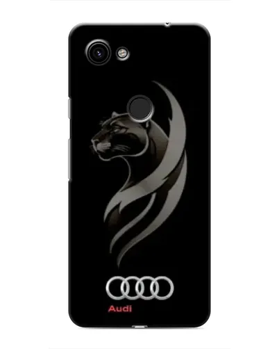 Чехол для Google Pixel 3a XL с картинкой «Графика — пантера и Audi»
