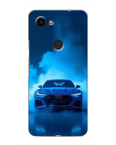 Чехол для Google Pixel 3a XL с картинкой «Audi — голубая энергия»