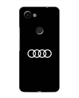 Чехол для Google Pixel 3a XL с картинкой «Audi White Logo»