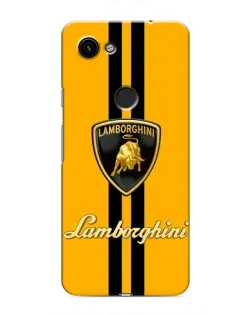 Чехол для Google Pixel 3a XL с картинкой «Lamborghini Stripe желтый»