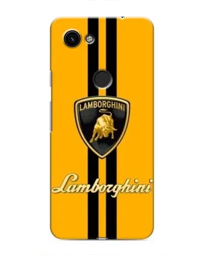 Чехол для Google Pixel 3a XL с картинкой «Lamborghini Stripe желтый»