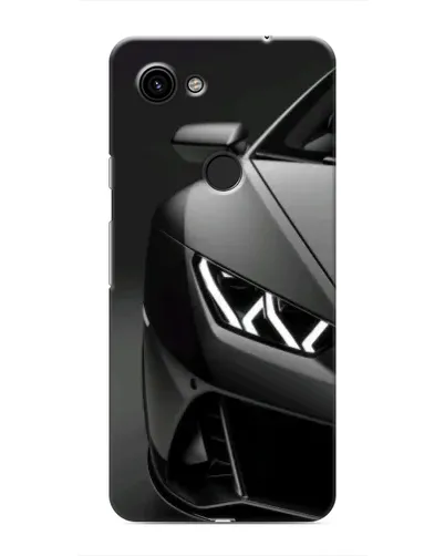 Чехол для Google Pixel 3a XL с картинкой «Lamborghini фары детализация»