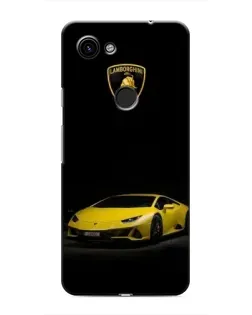 Чехол для Google Pixel 3a XL с картинкой «Lamborghini желтый акцент»