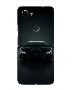 Чехол для Google Pixel 3a XL с картинкой «Черный Lamborghini Aventador»