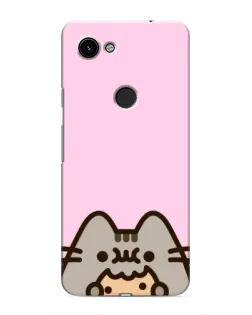 Чехол для Google Pixel 3a XL с картинкой «Pusheen и печенье»