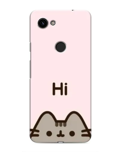 Чехол для Google Pixel 3a XL с картинкой «Пушин говорит Hi»