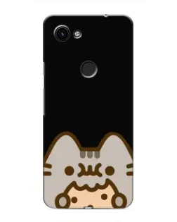 Чехол для Google Pixel 3a XL с картинкой «Пушин на черном»