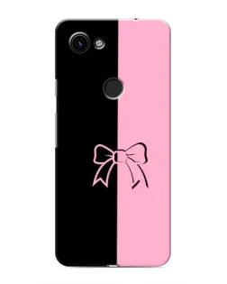 Чехол для Google Pixel 3a XL с картинкой «Половинки банта»