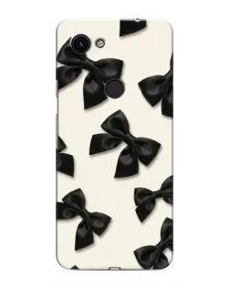 Чехол для Google Pixel 3a XL с картинкой «Черные бантики»