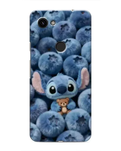 Чехол для Google Pixel 3a XL с картинкой «Стич и голубика»