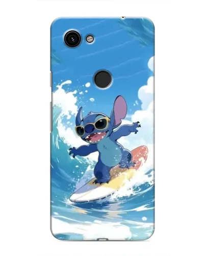 Чехол для Google Pixel 3a XL с картинкой «Стич на волне»