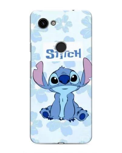 Чехол для Google Pixel 3a XL с картинкой «Stitch среди цветов»