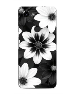 Чехол для Google Pixel 3a XL с картинкой «Монохромные астры»
