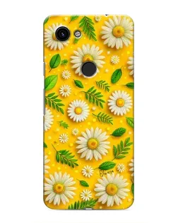 Чехол для Google Pixel 3a XL с картинкой «Ромашковое солнце»