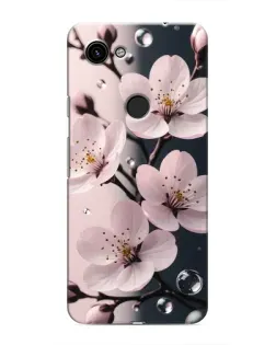 Чехол для Google Pixel 3a XL с картинкой «Нежная сакура и капли»