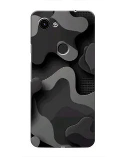 Чехол для Google Pixel 3a XL с картинкой «Темный абстрактный камуфляж»
