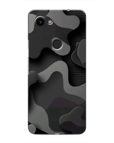 Чехол для Google Pixel 3a XL с картинкой «Темный абстрактный камуфляж»