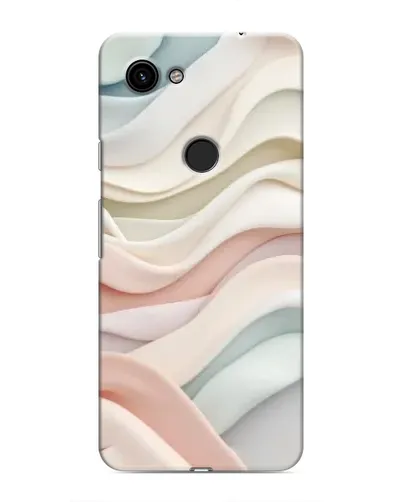 Чехол для Google Pixel 3a XL с картинкой «Пастельные нежные волны»