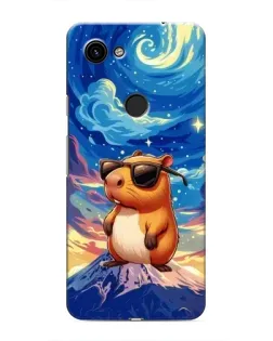 Чехол для Google Pixel 3a XL с картинкой «Капибара Ван Гога»