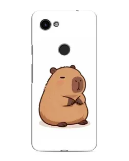 Чехол для Google Pixel 3a XL с картинкой «Толстенькая капибара»