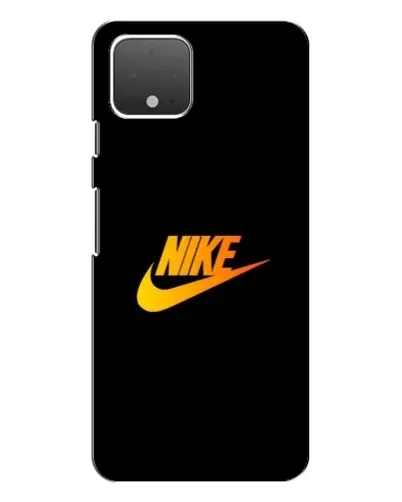 Чехол для Google Pixel 4 XL с картинкой «Золотой логотип Nike»