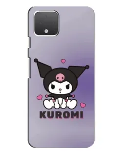 Чехол для Google Pixel 4 XL с картинкой «Kuromi — фиолетовый арт»