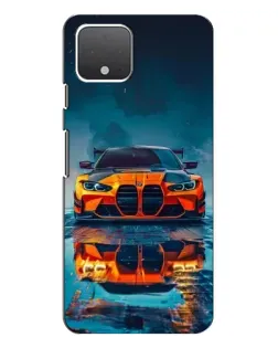 Чохол для Google Pixel 4 XL з картинкою «BMW — золота емблема»