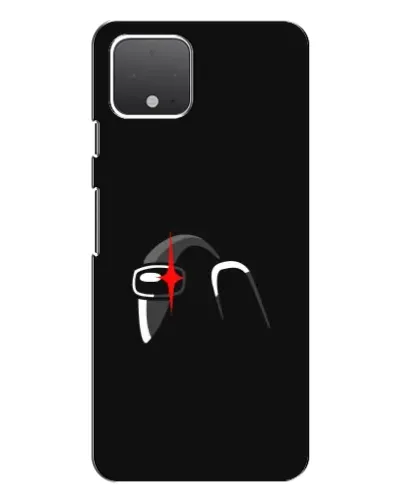 Чехол для Google Pixel 4 XL с картинкой «Among Us шлем»