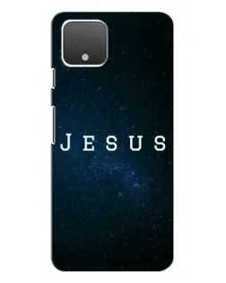 Чехол для Google Pixel 4 XL с картинкой «Звездное небо Jesus»