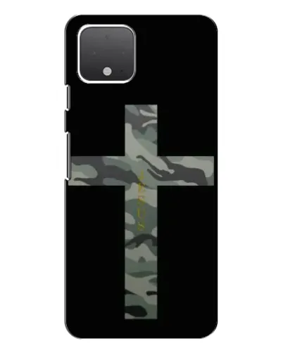 Чехол для Google Pixel 4 XL с картинкой «Милитари Крест»