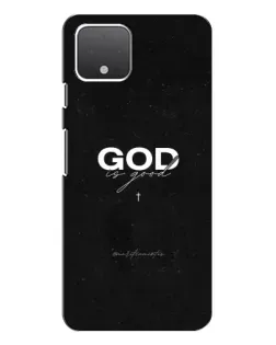 Чехол для Google Pixel 4 XL с картинкой «GOD — Бог над всем»