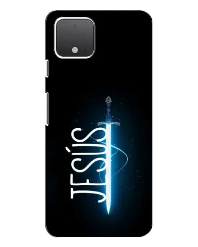 Чехол для Google Pixel 4 XL с картинкой «Меч Духа Jesus»