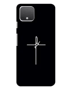 Чехол для Google Pixel 4 XL с картинкой «Тонкий крест»