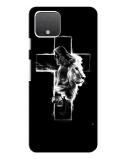 Чехол для Google Pixel 4 XL с картинкой «Сияющий крест Jesus»